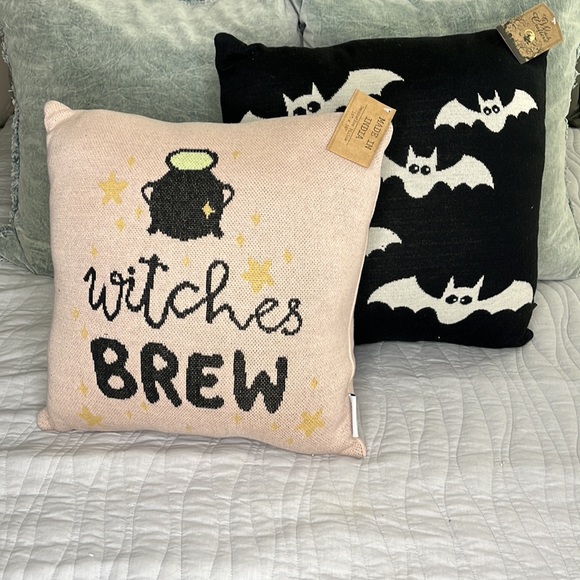 Pastel Pink Halloween Pillow - Picture 4 of 6